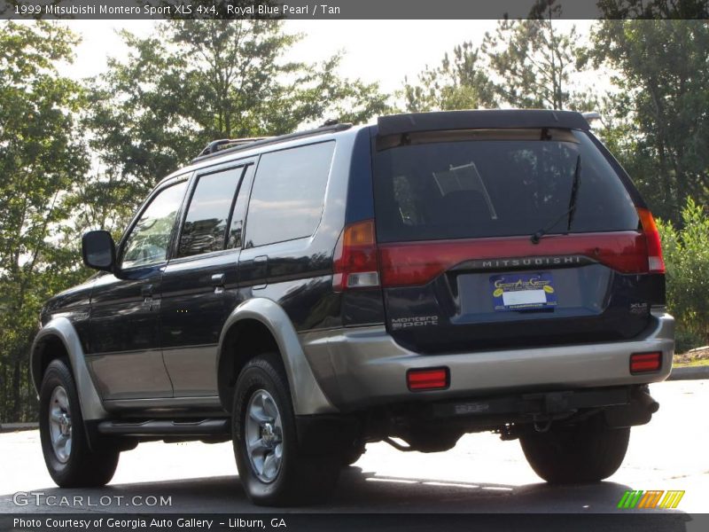 Royal Blue Pearl / Tan 1999 Mitsubishi Montero Sport XLS 4x4
