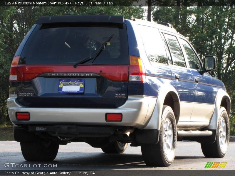 Royal Blue Pearl / Tan 1999 Mitsubishi Montero Sport XLS 4x4