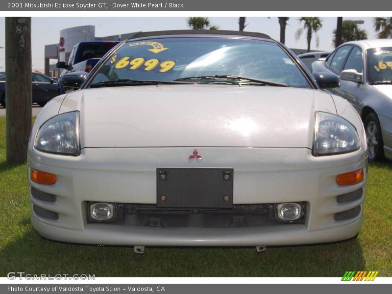 Dover White Pearl / Black 2001 Mitsubishi Eclipse Spyder GT