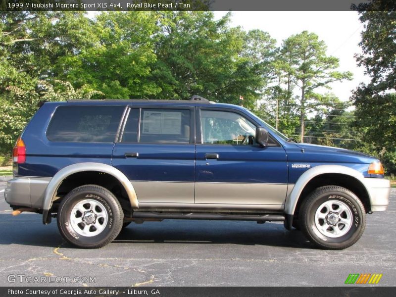 Royal Blue Pearl / Tan 1999 Mitsubishi Montero Sport XLS 4x4