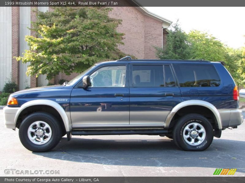 Royal Blue Pearl / Tan 1999 Mitsubishi Montero Sport XLS 4x4