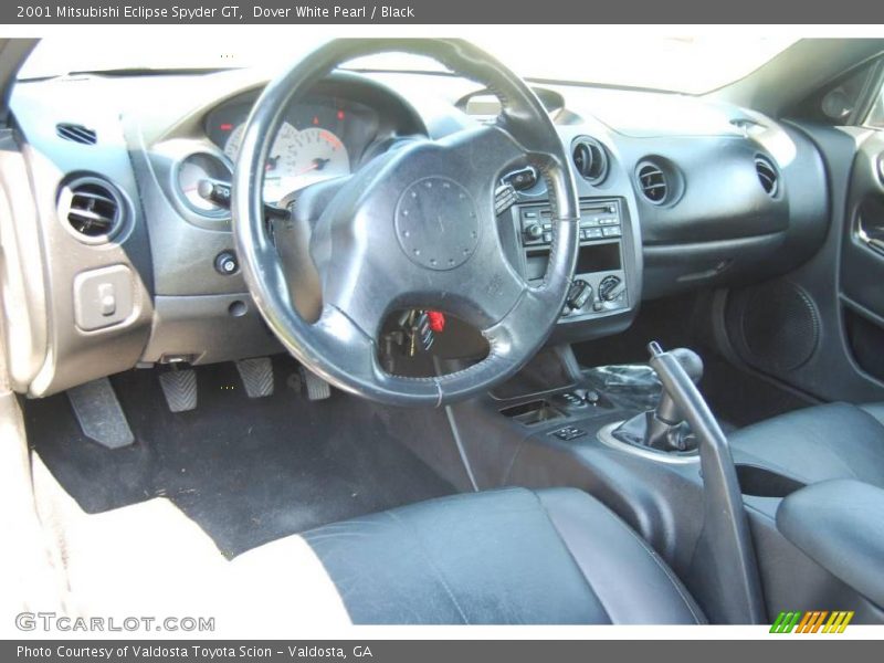 Dover White Pearl / Black 2001 Mitsubishi Eclipse Spyder GT