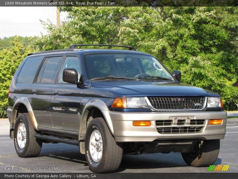 Royal Blue Pearl / Tan 1999 Mitsubishi Montero Sport XLS 4x4