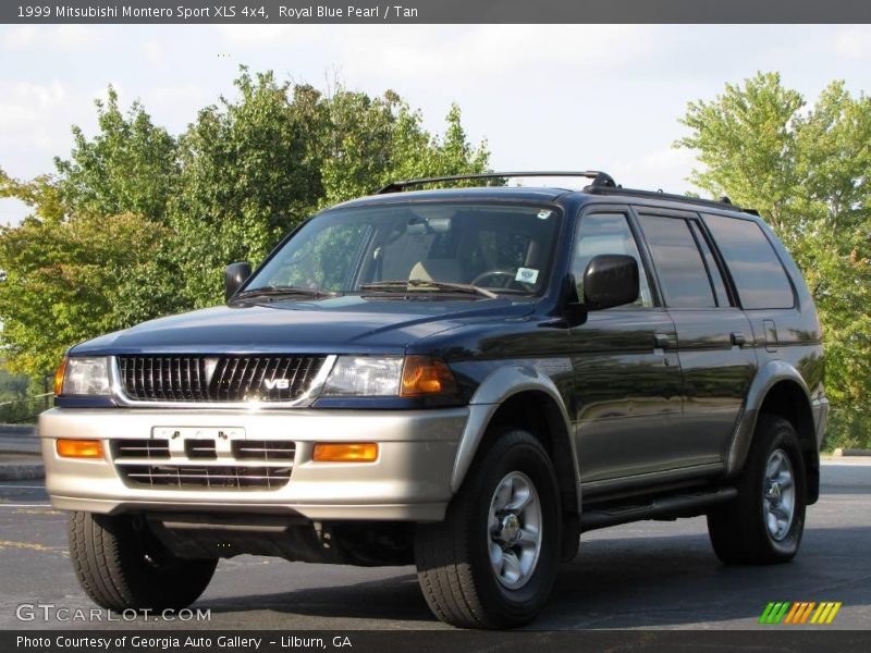 Royal Blue Pearl / Tan 1999 Mitsubishi Montero Sport XLS 4x4