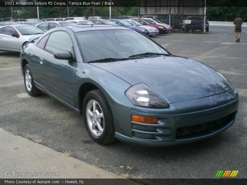 Tampa Blue Pearl / Black 2001 Mitsubishi Eclipse RS Coupe