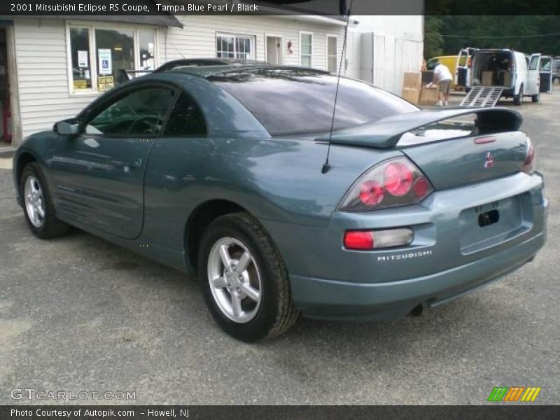 Tampa Blue Pearl / Black 2001 Mitsubishi Eclipse RS Coupe