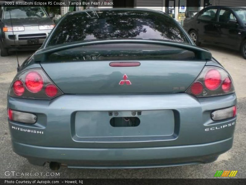 Tampa Blue Pearl / Black 2001 Mitsubishi Eclipse RS Coupe