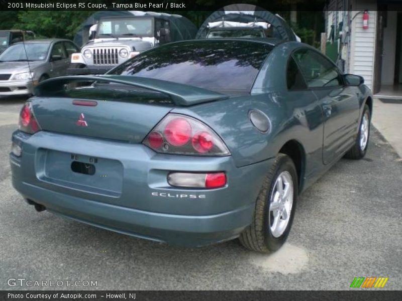 Tampa Blue Pearl / Black 2001 Mitsubishi Eclipse RS Coupe