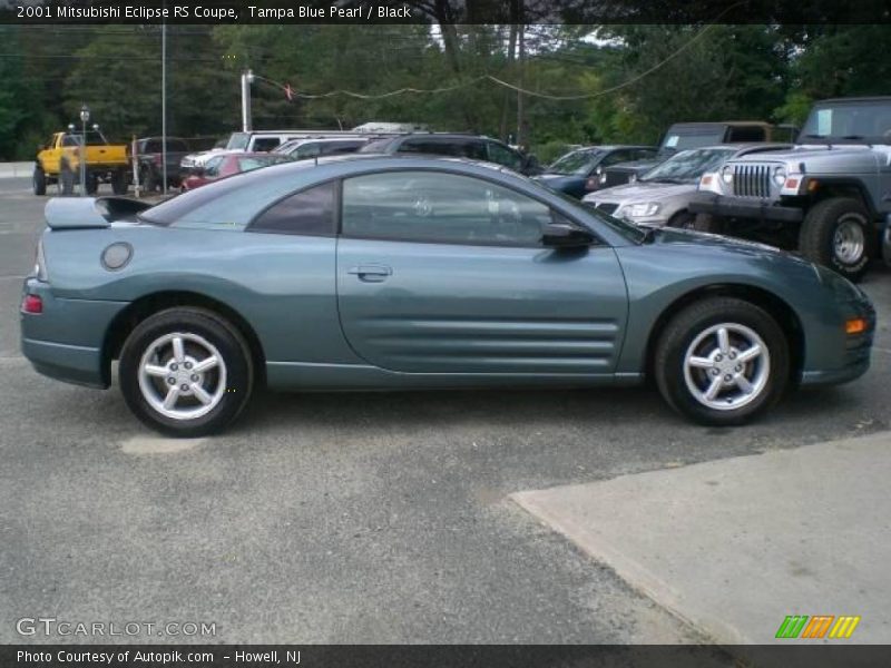 Tampa Blue Pearl / Black 2001 Mitsubishi Eclipse RS Coupe
