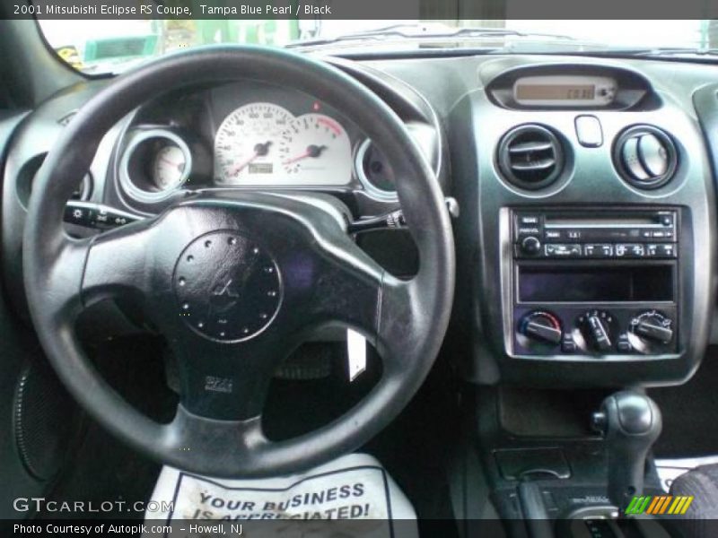 Tampa Blue Pearl / Black 2001 Mitsubishi Eclipse RS Coupe