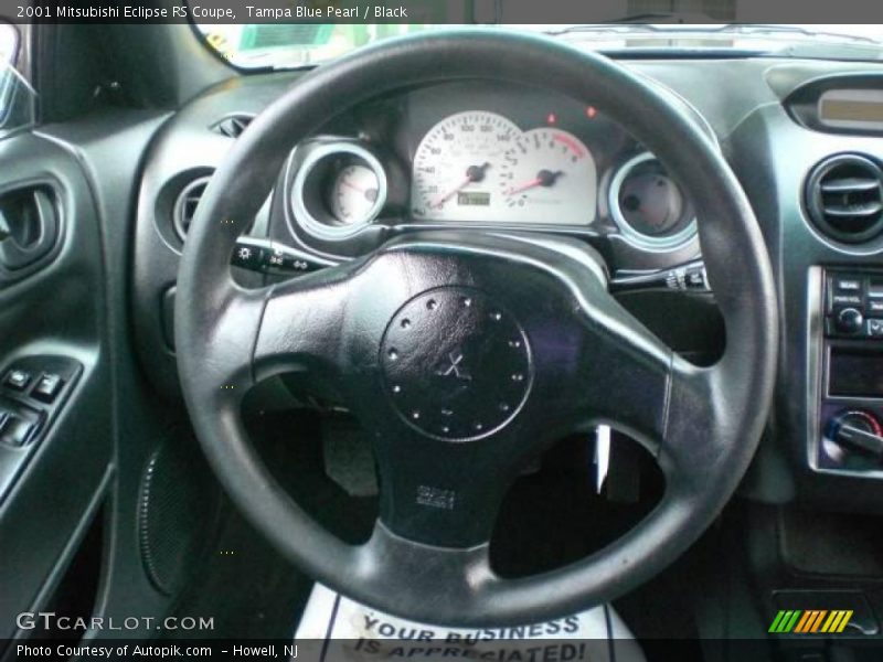 Tampa Blue Pearl / Black 2001 Mitsubishi Eclipse RS Coupe