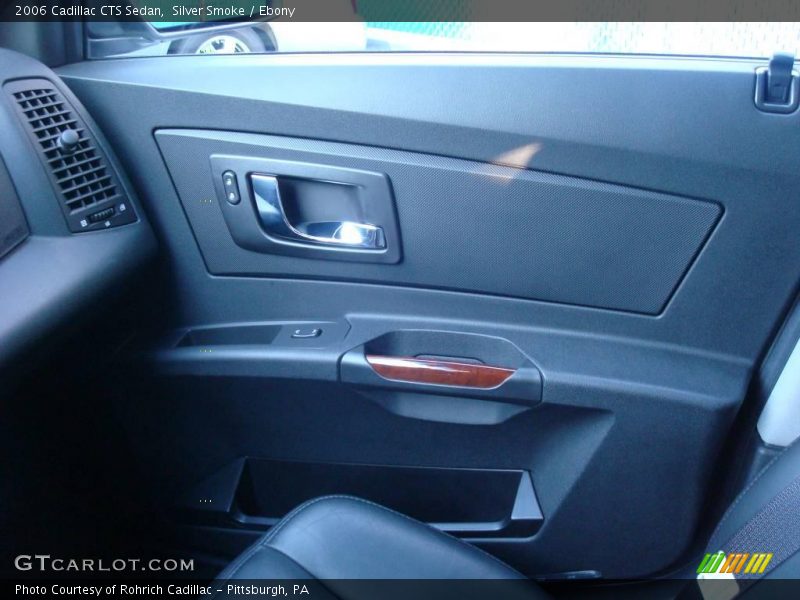 Silver Smoke / Ebony 2006 Cadillac CTS Sedan