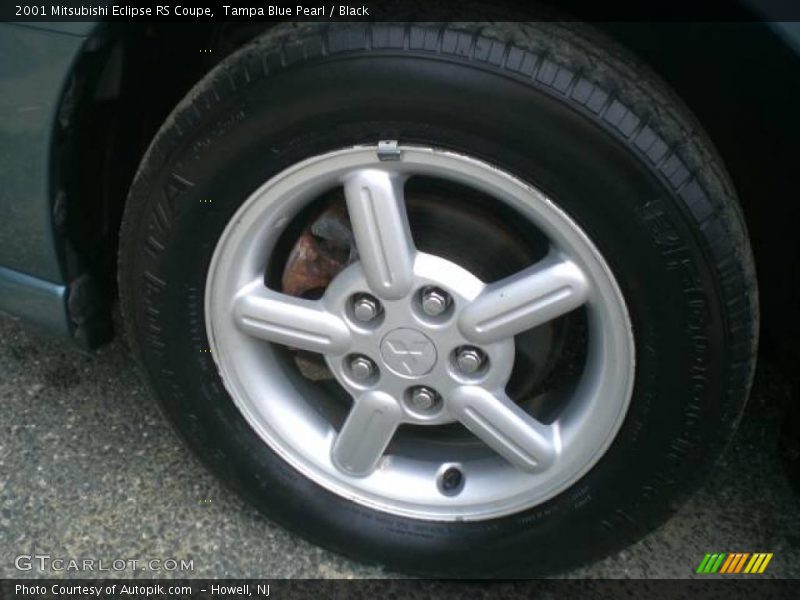 Tampa Blue Pearl / Black 2001 Mitsubishi Eclipse RS Coupe