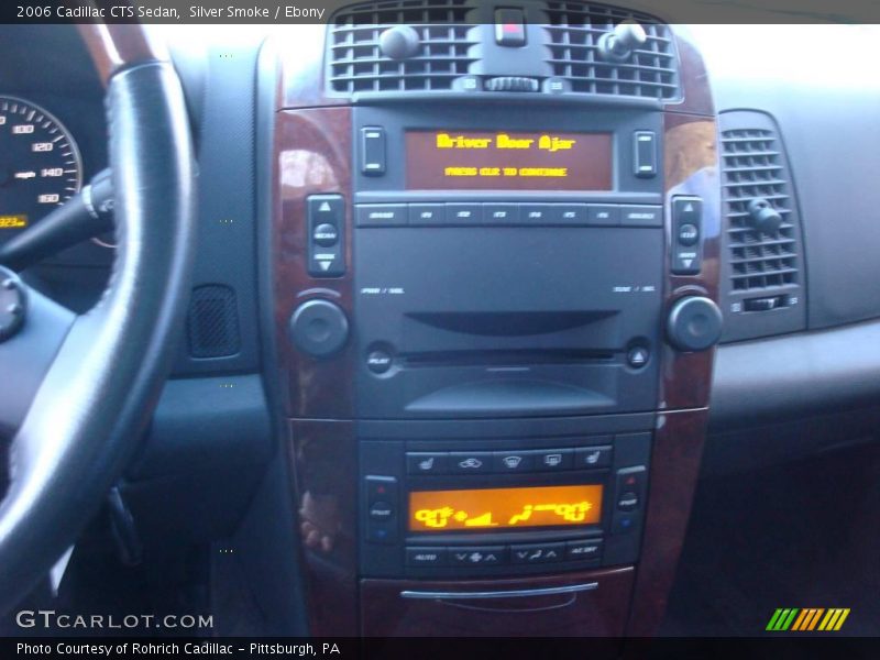 Silver Smoke / Ebony 2006 Cadillac CTS Sedan
