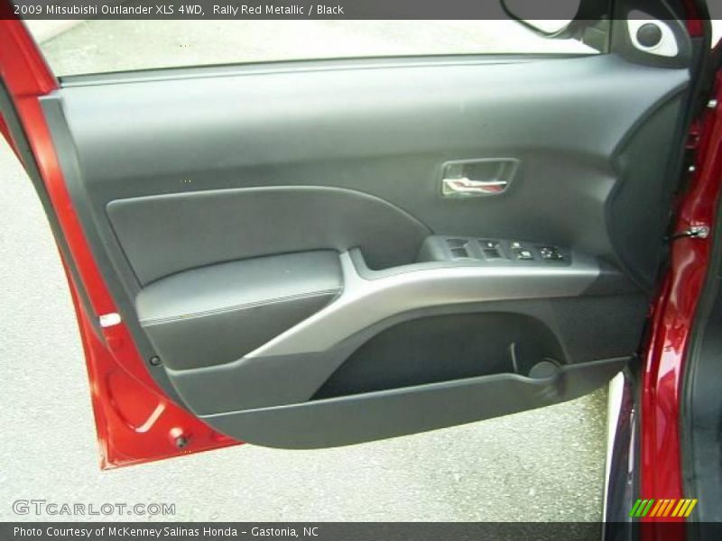 Rally Red Metallic / Black 2009 Mitsubishi Outlander XLS 4WD