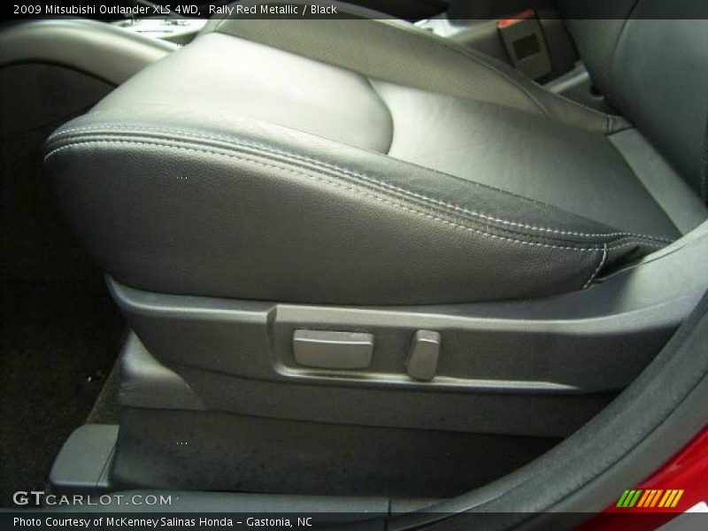Rally Red Metallic / Black 2009 Mitsubishi Outlander XLS 4WD