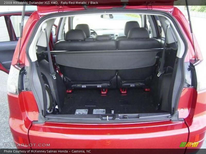 Rally Red Metallic / Black 2009 Mitsubishi Outlander XLS 4WD