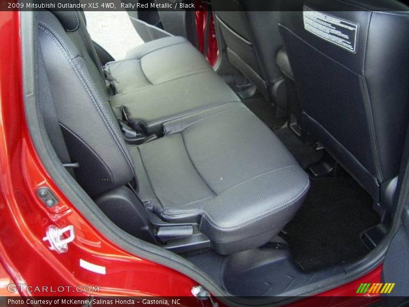 Rally Red Metallic / Black 2009 Mitsubishi Outlander XLS 4WD