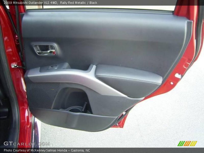 Rally Red Metallic / Black 2009 Mitsubishi Outlander XLS 4WD
