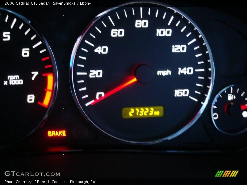 Silver Smoke / Ebony 2006 Cadillac CTS Sedan