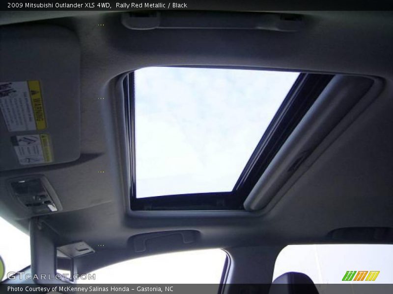 Rally Red Metallic / Black 2009 Mitsubishi Outlander XLS 4WD