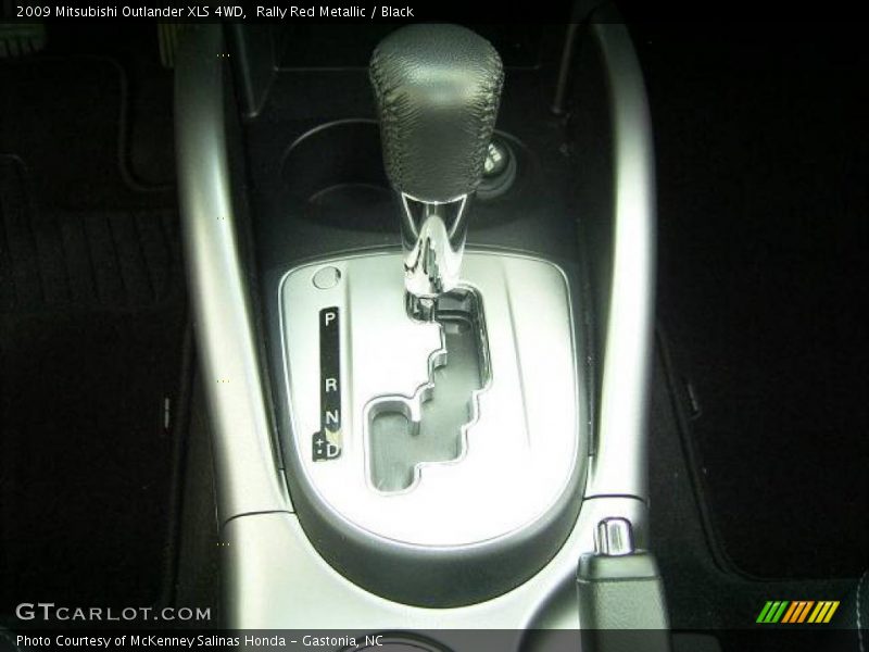 Rally Red Metallic / Black 2009 Mitsubishi Outlander XLS 4WD