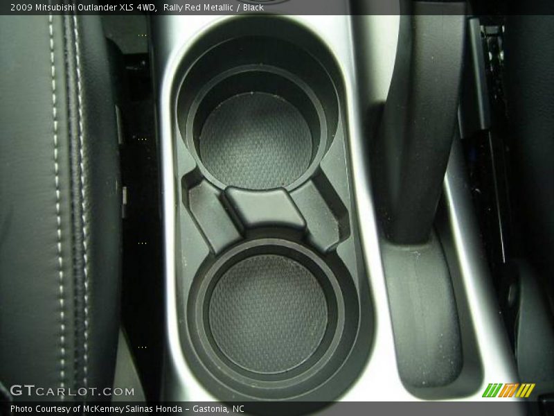 Rally Red Metallic / Black 2009 Mitsubishi Outlander XLS 4WD