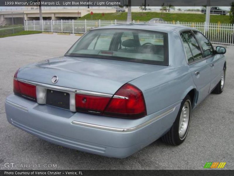 Light Blue Metallic / Light Graphite 1999 Mercury Grand Marquis LS