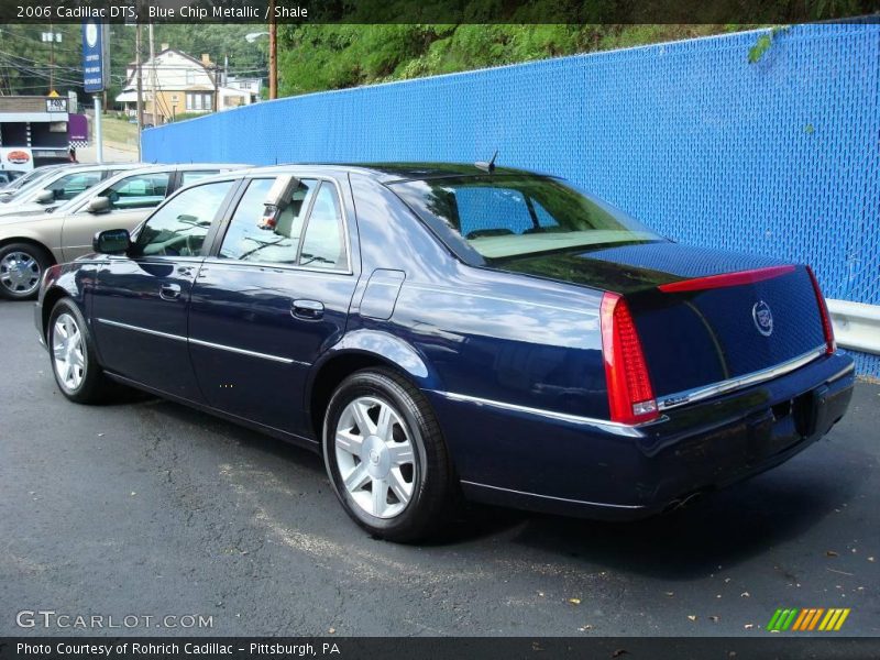 Blue Chip Metallic / Shale 2006 Cadillac DTS