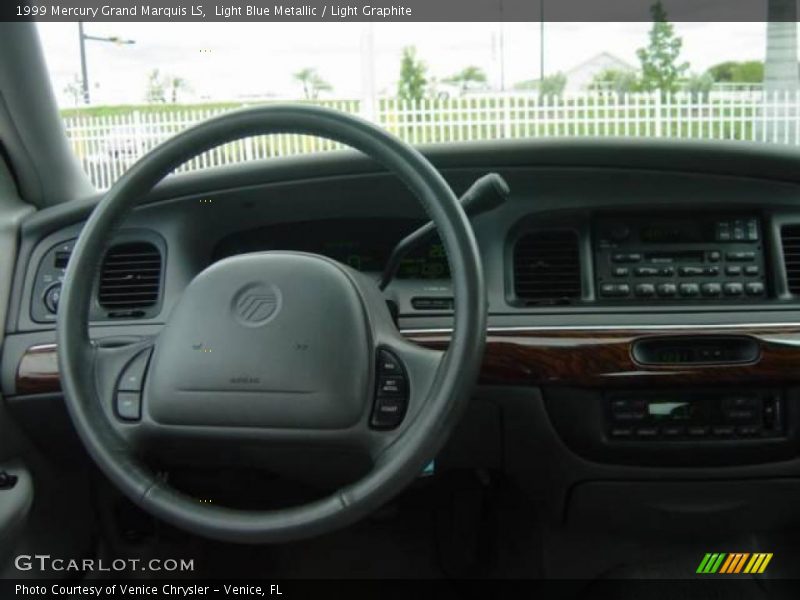 Light Blue Metallic / Light Graphite 1999 Mercury Grand Marquis LS
