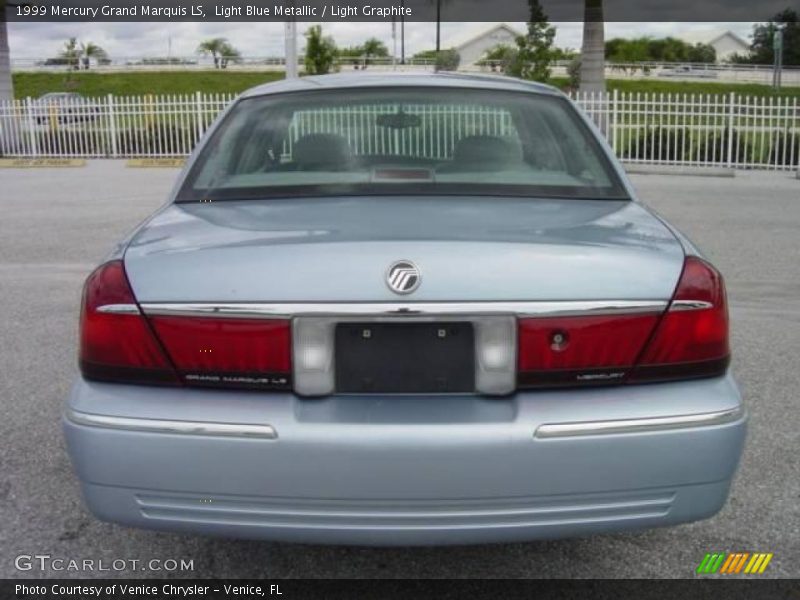 Light Blue Metallic / Light Graphite 1999 Mercury Grand Marquis LS