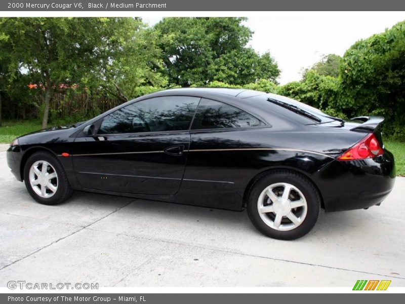 Black / Medium Parchment 2000 Mercury Cougar V6