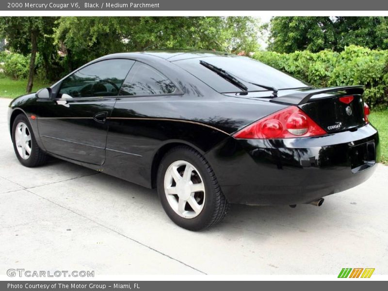 Black / Medium Parchment 2000 Mercury Cougar V6