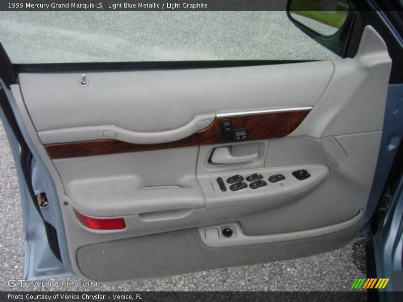 Light Blue Metallic / Light Graphite 1999 Mercury Grand Marquis LS