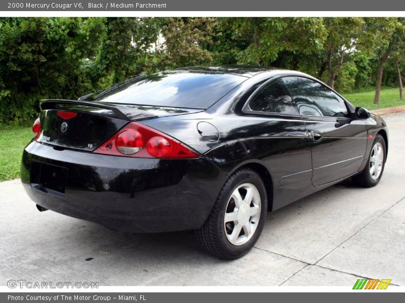 Black / Medium Parchment 2000 Mercury Cougar V6