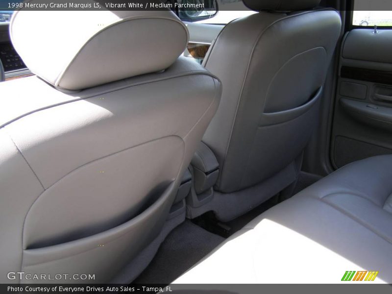 Vibrant White / Medium Parchment 1998 Mercury Grand Marquis LS