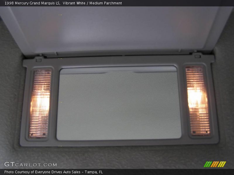Vibrant White / Medium Parchment 1998 Mercury Grand Marquis LS