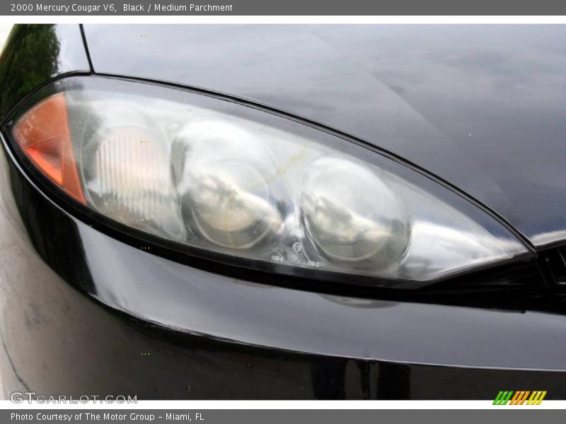 Black / Medium Parchment 2000 Mercury Cougar V6
