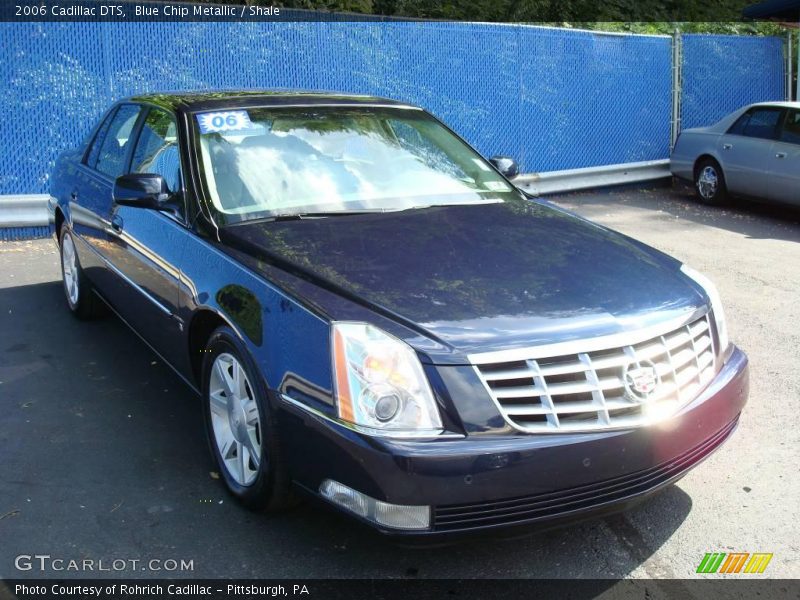 Blue Chip Metallic / Shale 2006 Cadillac DTS
