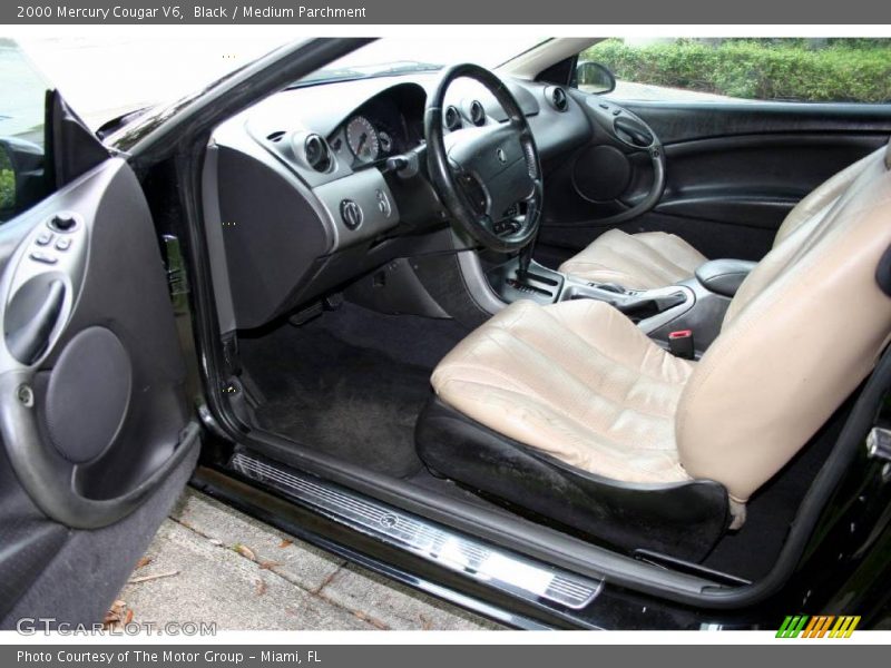 Black / Medium Parchment 2000 Mercury Cougar V6