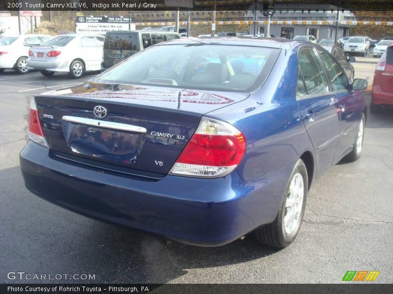 Indigo Ink Pearl / Gray 2005 Toyota Camry XLE V6