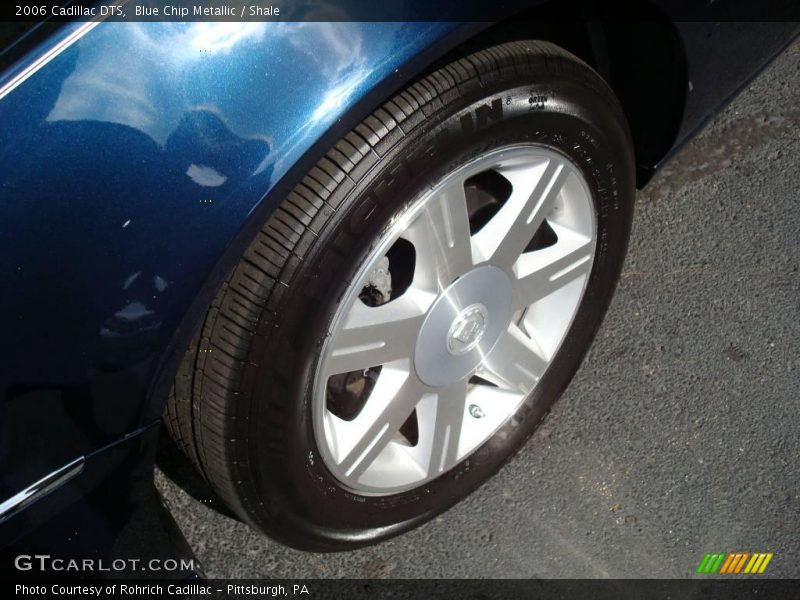 Blue Chip Metallic / Shale 2006 Cadillac DTS