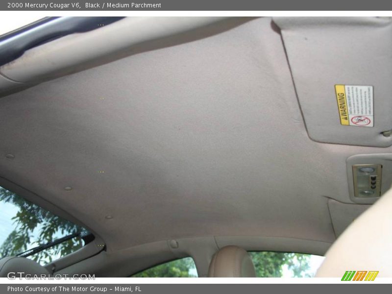 Black / Medium Parchment 2000 Mercury Cougar V6