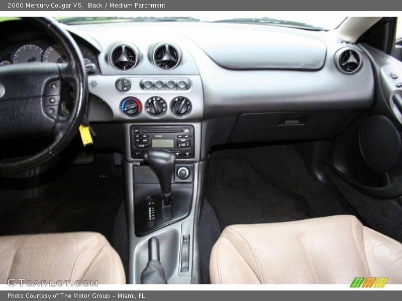 Black / Medium Parchment 2000 Mercury Cougar V6