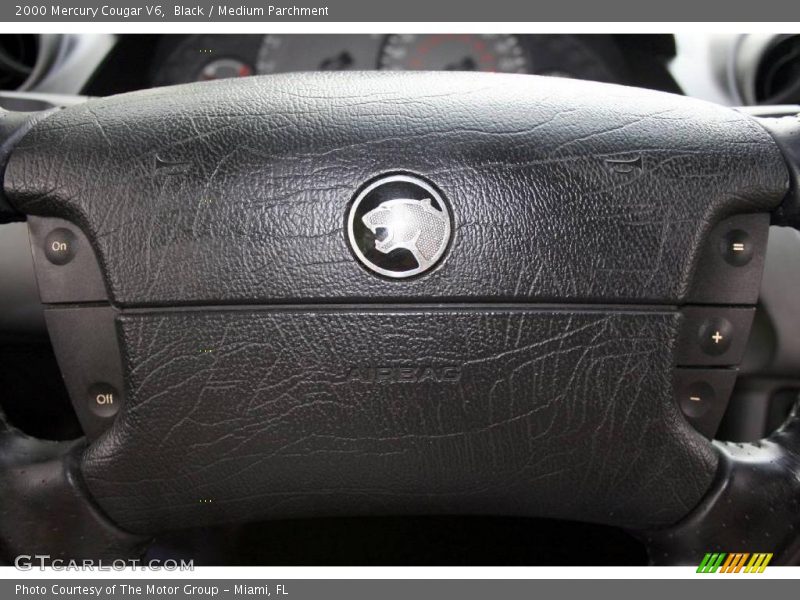 Black / Medium Parchment 2000 Mercury Cougar V6