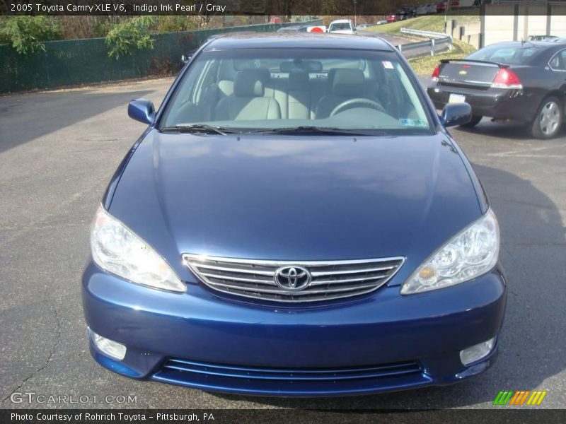 Indigo Ink Pearl / Gray 2005 Toyota Camry XLE V6