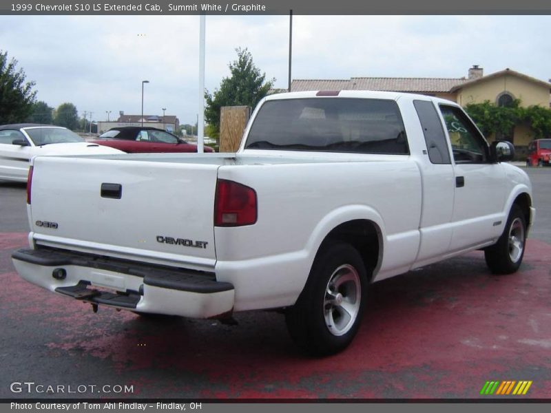 Summit White / Graphite 1999 Chevrolet S10 LS Extended Cab
