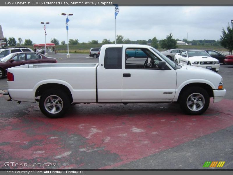 Summit White / Graphite 1999 Chevrolet S10 LS Extended Cab