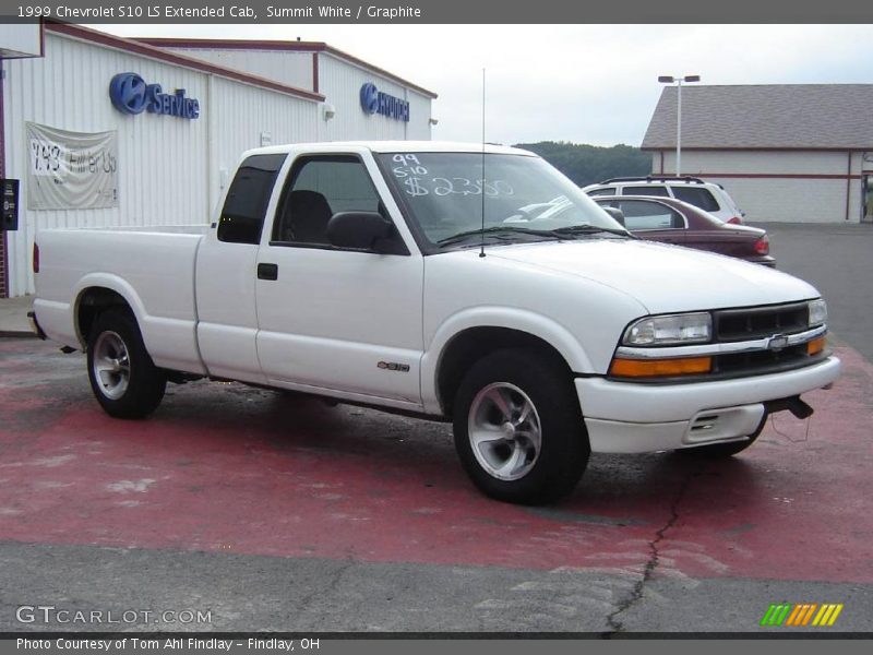 Summit White / Graphite 1999 Chevrolet S10 LS Extended Cab