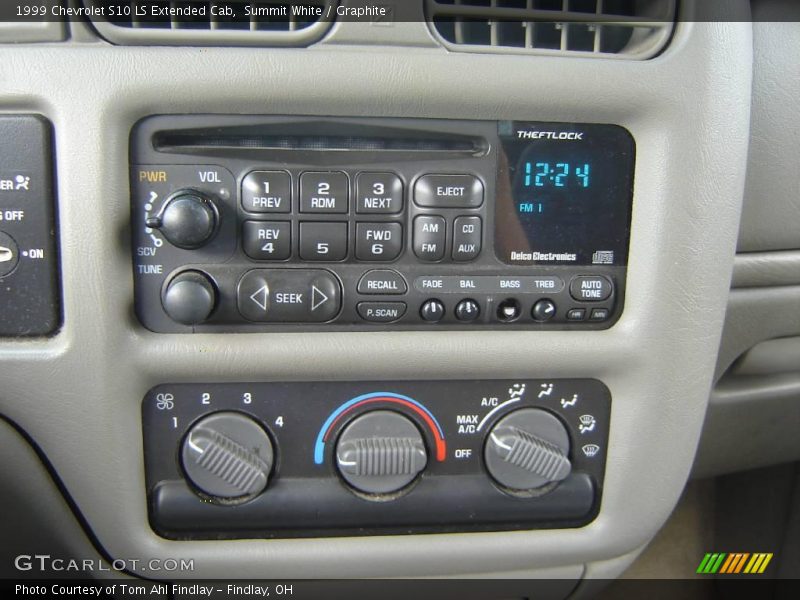 Summit White / Graphite 1999 Chevrolet S10 LS Extended Cab